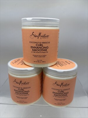 3X Curl Enhancing Smoothie Hair Cream for Thick Curly Hair Coconut Hibiscus (B37