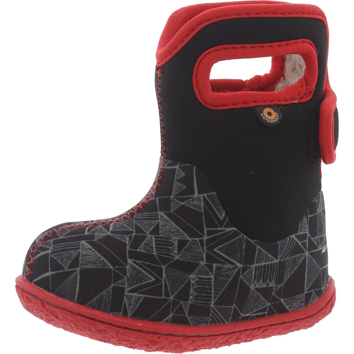 Ботильоны Bogs Baby Bogs Maze Черные зимние ботинки 4 размера (D) для малышей BHFO 4633