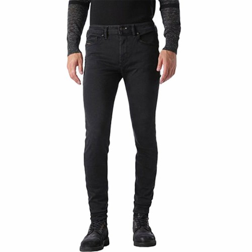 DIESEL stickker 0844V Jeans Denim Uomo Stretch Super Slim Skinny Fit  Pantaloni | eBay