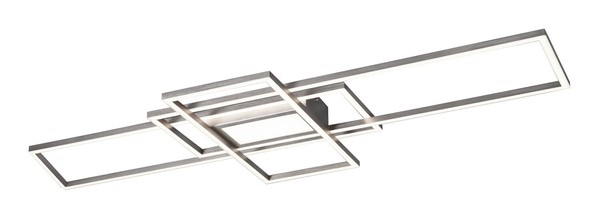 Trio Leuchten Irvine Led-Deckenleuchte Deckenlampe Metall Nickel Dimmbar-image