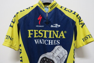 Maillot Jersey FESTINA VIRENQUE MAGLIA BICI CICLISMO SHIRT