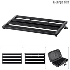 Portable Guitar Pedal Board Pedalboard Adjustable Height with Carry Bag X-Large