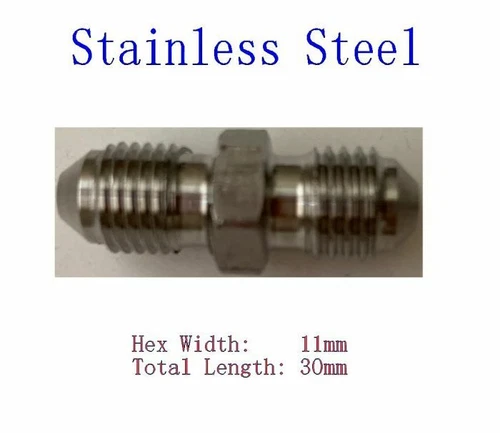 Brake Fitting JIC 03 UNF 3/8-24 Male 37 Degree to M10 M10X1.5 Male Flare Metric 