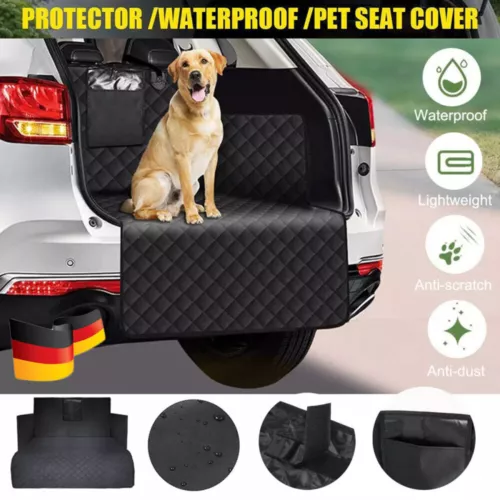 Kofferraumschutz- Hund mit Seitenschutz Hundedecke Wasserdichte Auto Kofferraum - Bild 1 von 17
