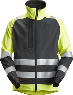 Snickers Workwear AllroundWork, High-Vis ungefütterte Arbeitsjacke Hi-Vis Gelb/S