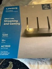 Linksys Max Stream Dual Band AC1900 WiFi 5 Router, Black (EA7430)