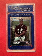 1997 Bowman Chrome Jacque Jones #225 Certified Sports Authentication (CSA)  9 MT