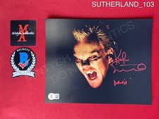 Kiefer Sutherland autographed signed 8x10 photo The Lost Boys David Beckett Kiefer Sutherland autographed signed 8x10 photo The Lost Boys David Beckett