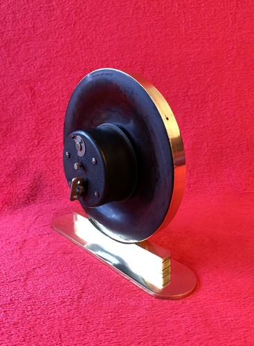 Vintage Large Smiths Desk Mantel Brass Clock - Picture 4 of 8
