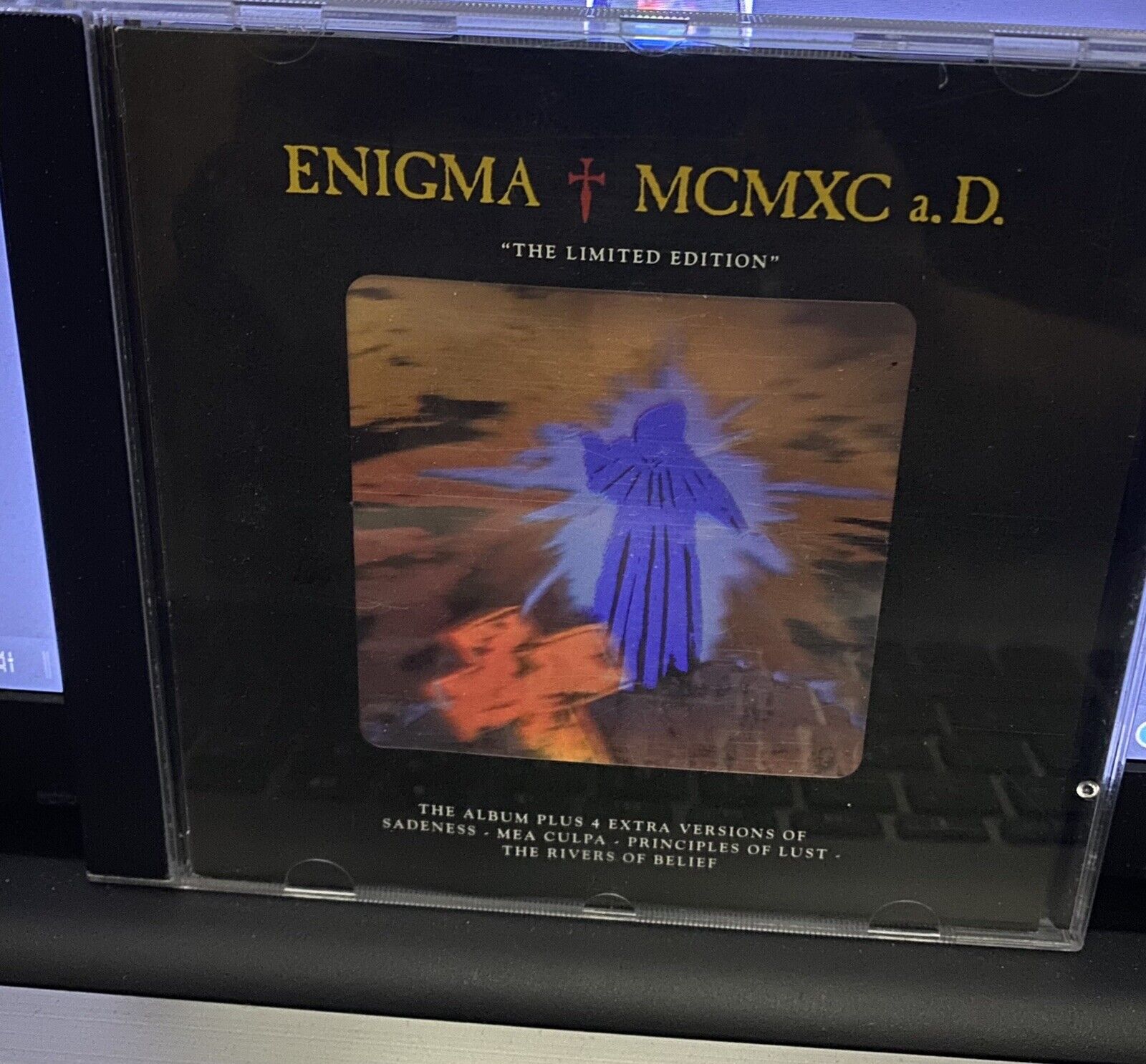 Enigma	MCMXC A.D.  The Limited Edition Hologram Cover CD Holographic M. Cretu