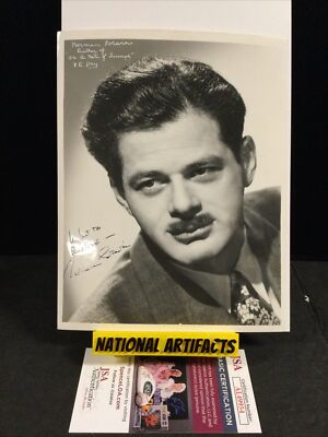 Norman Corwin Writer Signed 7 X 9 Black And White Photo JSA -1 #