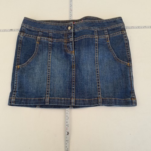 FCUK Denim Skirt 12 Blue Casual Jeans Vintage Y2K Mini French Connection