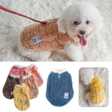 Small Pet Dog Warm Fleece Vest Clothes Coat Puppy Shirt Sweater Winter Apparel