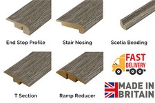 Laminate Wood Floor Threshold MDF Floor Trim Bar Edge Profile Door Strip Stairs