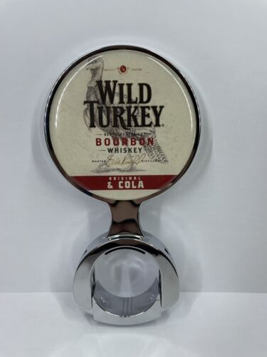 Wild Turkey Bourbon Cola Font 82mm Decal Premix Keg Kegerator Beer Tap badge - Picture 1 of 6