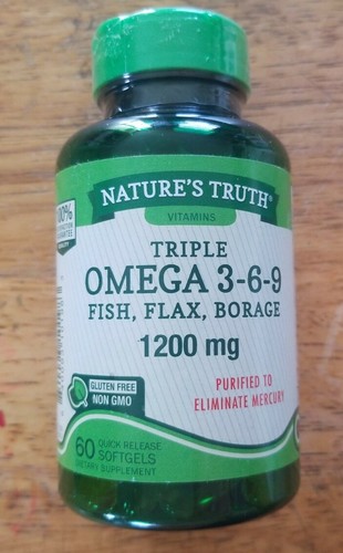 Nature's Truth Triple Omega 3-6-9 Fish 