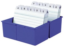 HAN Karteibox DIN A7 quer, für 300 Karten mi...