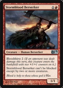Stormblood Berserker - Foil x1 - Magic 2012 - NM-Mint, English - Magic 2012