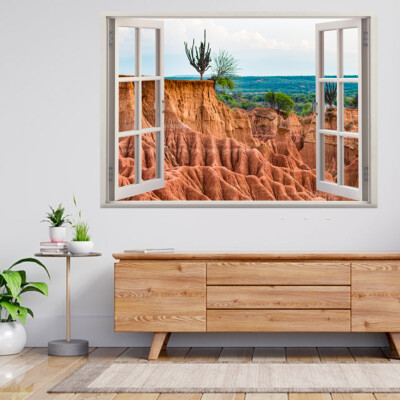 Bryce Canyon Nationalpark Natur 3D Fenster Blick Wandaufkleber Poster Aufkleber A767