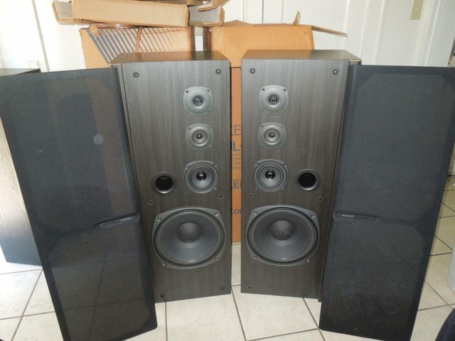 kenwood floor standing speakers