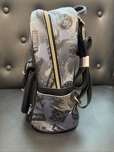 WondaPop Disney Villains 11-inch Vegan Leather Mini Backpack New - Picture 7 of 11