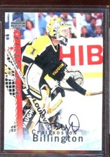 1995-96 Be A Player Autographs #S151 Craig Billington
