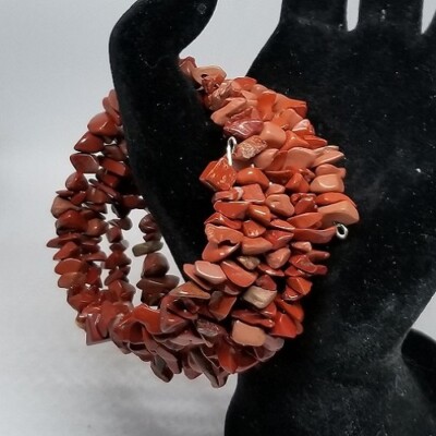Red Jasper Wrap Bracelet