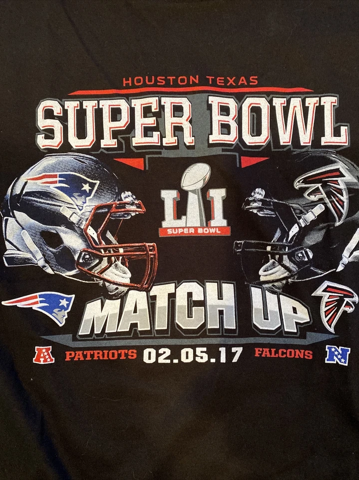 Camiseta de manga larga con cascos de duelo del Super Bowl LI Patriots Falcons Brady Foto 2 de 4