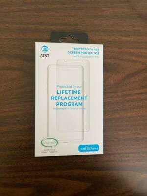 AT&T Tempered Glass Screen Protector 