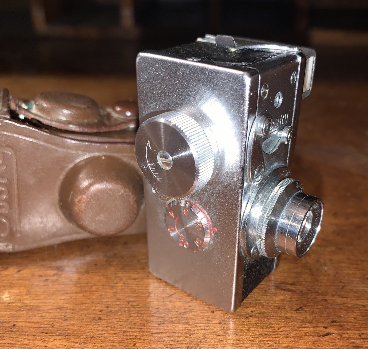 (35) Vintage STEKY mod.III miniature camera, Japan, 2 lenses, case, beautiful (35) Vintage STEKY mod.III miniature camera, Japan, 2 lenses, case, beautiful