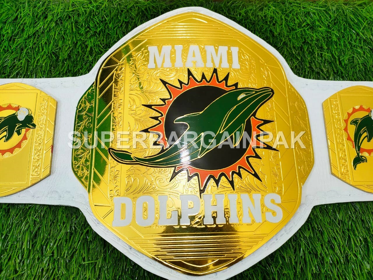 Miami Dolphins Championship Belt 2mm brass