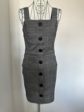 River Island Check Patterned Dress Size 8 Good Condition