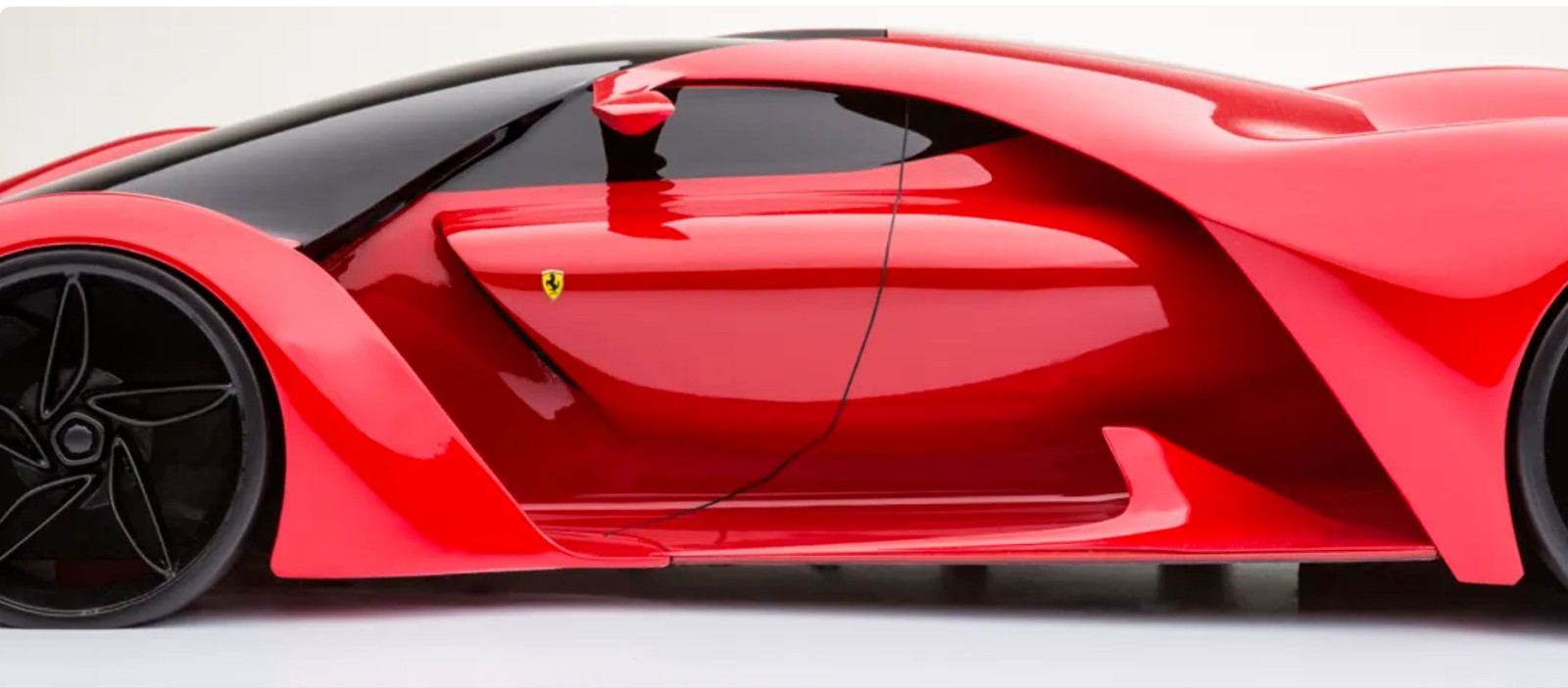 FERRARI Race Car Racing Hypercar Concept Red Custom Built LARGE 1:12SCALE MODEL