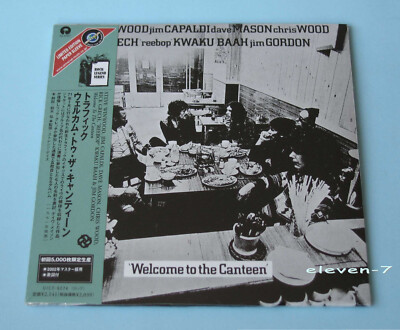TRAFFIC Welcome to the canteen JAPAN mini lp CD Steve Winwood brand new ss