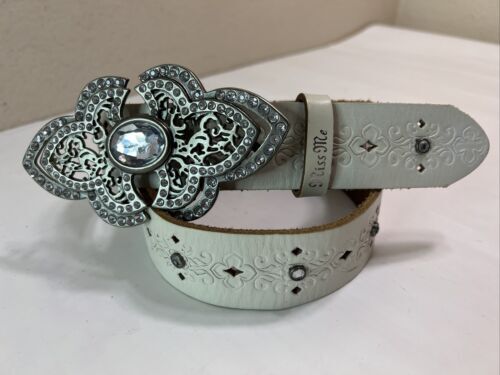 Miss‎ Me Belt Women Medium Brown GWPMM7800 Leather Rhinestone Western Bling Miss Me Belt Women Medium Brown GWPMM7800 Leather Rhinestone  main image 2