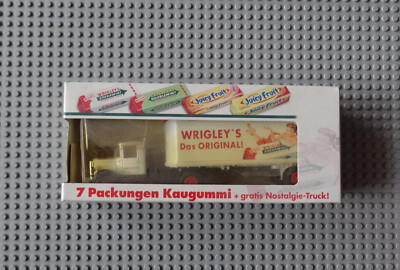  WRIGLEY´S SPEARMINT Kaugummi Werbetruck Sammeltruck LKW Modellauto NEU NEW