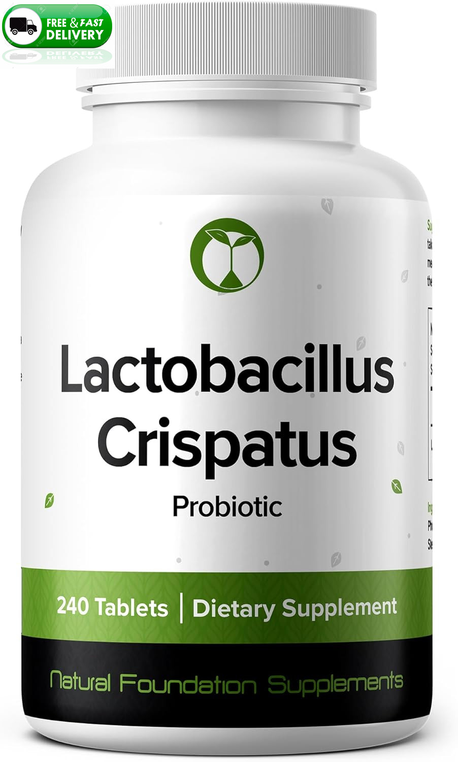 ✨ Lactobacillus Salivarius 240 comprimidos 3 mil millones de UFC probiótico vaginal femenino H