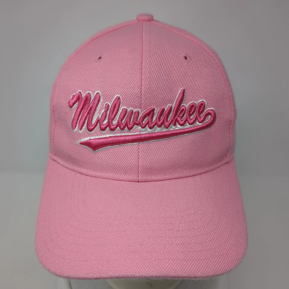 Sombrero Milwaukee Strapback Rosa Talla Única Ajustable Bordado City Hunter Foto 2 de 4