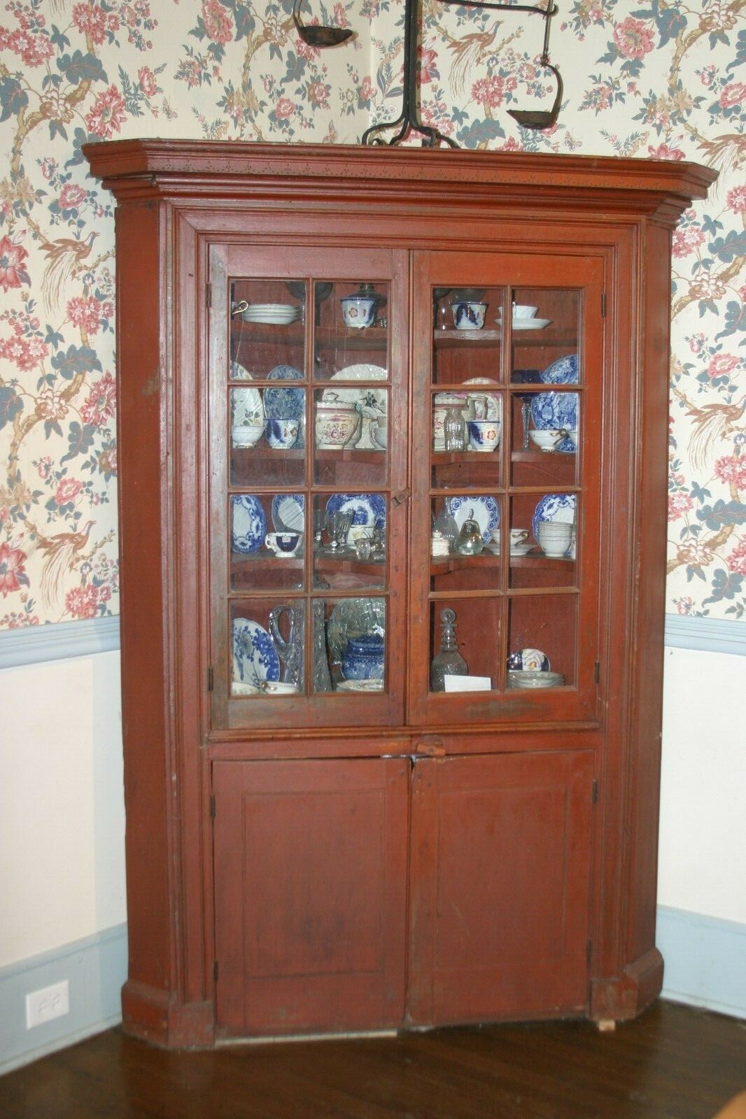 ANTIQUE CORNER CUPBOARD eBay