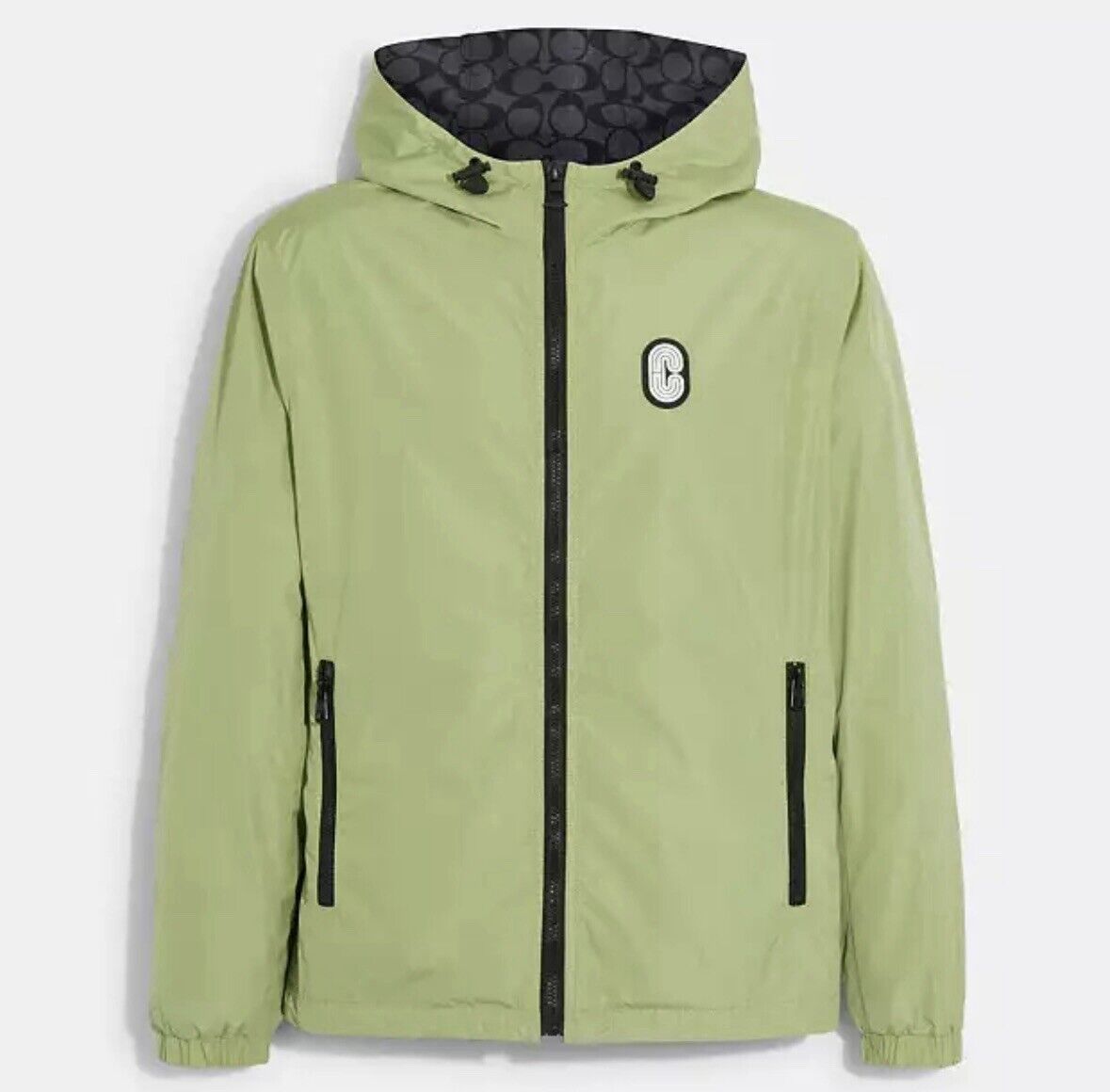NWT Authentic Coach REVERSIBLE FULL ZIP WINDBREAKER Jacket NWT Authentic Coach REVERSIBLE FULL ZIP WINDBREAKER Jacket