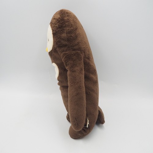 Shinada Company MC1906 Brown Owl large Plush 12" Fumofumo san Toy Doll Japan - Picture 3 of 7