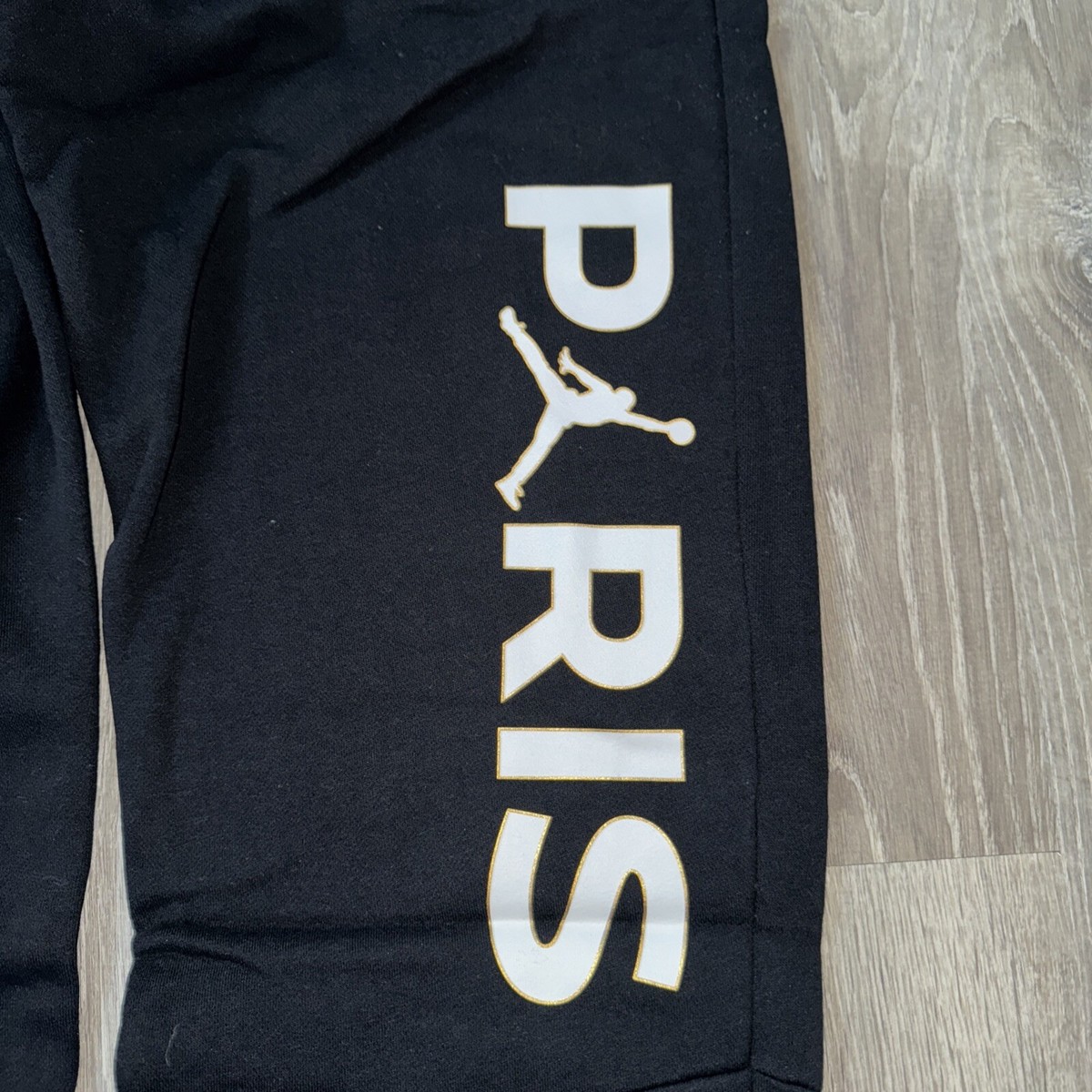 Nike Air Jordan Paris Pants Men Size Medium Black Ck9769-010