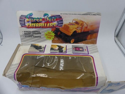 1993 VINTAGE CATERPILLAR SUPER BELT RC R/C REMOTE CONTROL CAR GT TOYS MIB - Picture 11 of 12