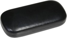 Hard Metal Bodied Eyeglass Case for Medium to Large Frames with in Black