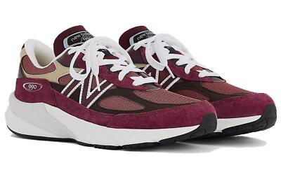 New Balance 990v6 Made in USA x Teddy Santis Low Burgundy Tan  