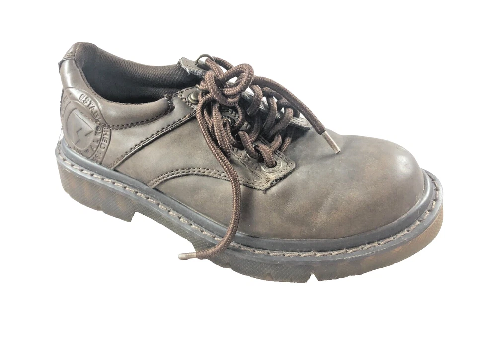 Airwalk Мужская коричневый повседневный Оксфорд шнурует вверх 72047 размер США 6 Великобритании 5 ЕС 38 MEX 25 обуви - Изображение 2 из 4