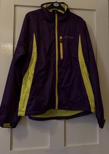 New Muddyfox Pure Breed Purple Mix High Neck Cycling Windstopper Jacket UK16
