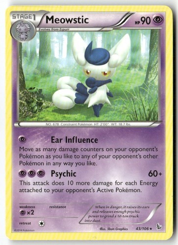 Meowstic - FLF - 43/106 - R - 5ban Graphics - LP