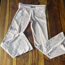 Victoria's Secret PINK Foldover Waist Flare Yoga Pants Light Pink Large