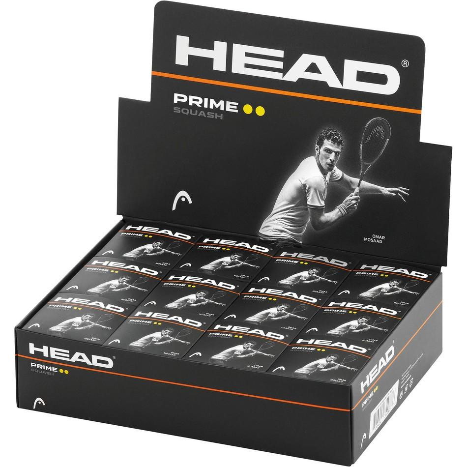 Мячи для сквоша Head Prime - Двойная желтая точка - Коробка из 12 штук 8590₽